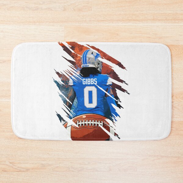 Item preview, Jahmyr Gibbs Football Back View Jersey Number 0 Artwork designed and sold by Zigmak.