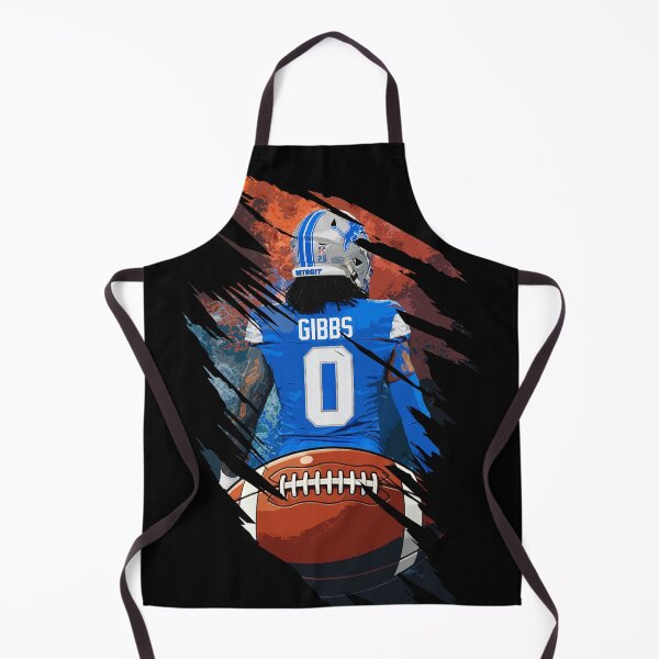 Item preview, Jahmyr Gibbs Football Back View Jersey Number 0 Artwork designed and sold by Zigmak.
