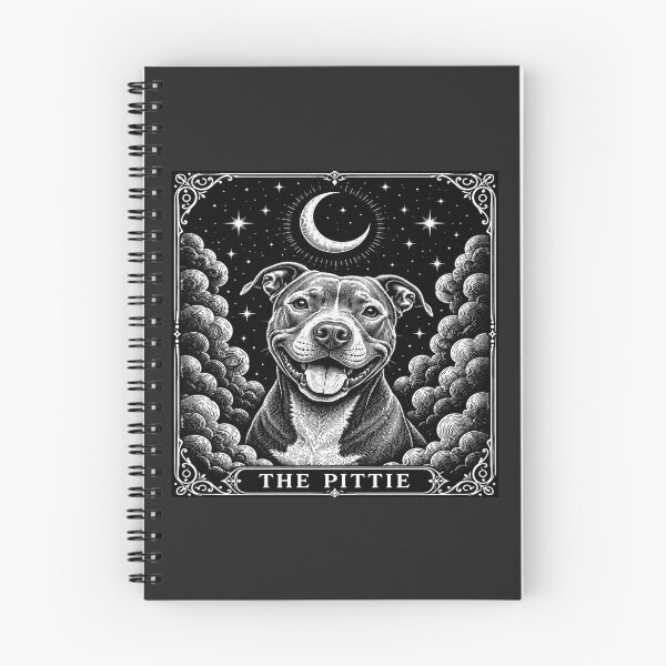 Item preview, Celestial Pittie Tarot for Pitbull Lovers designed and sold by POD DYNASTY | Original Print On Demand T-Shirt Graphics.