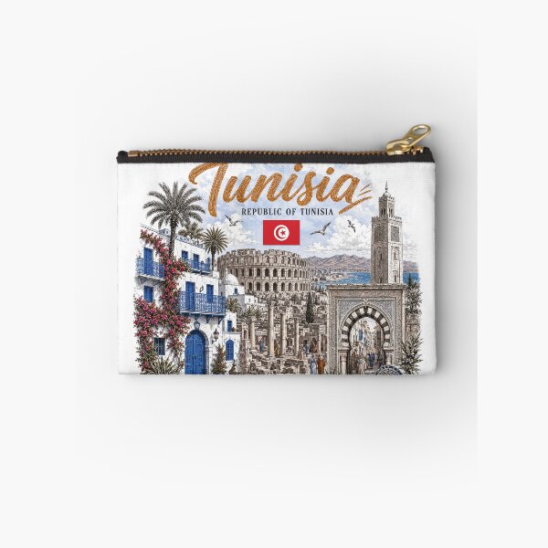 Item preview, Tunisia Vintage Travel Art designed and sold by CHC.