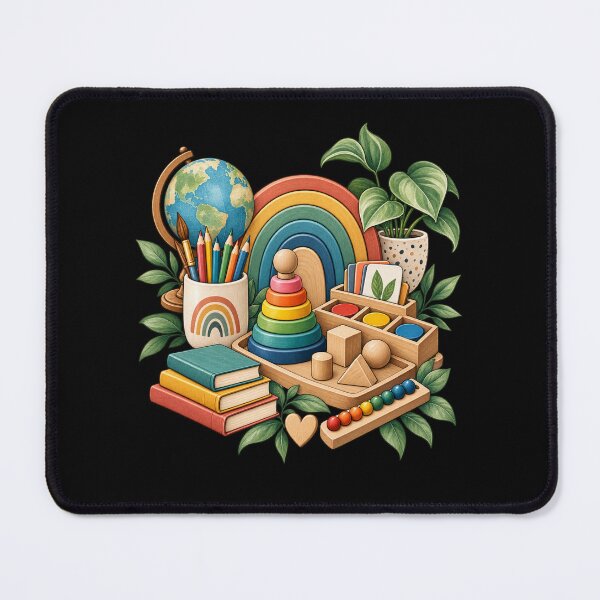 Item preview, Montessori Teacher Gift Back To School Art designed and sold by Corvoria.