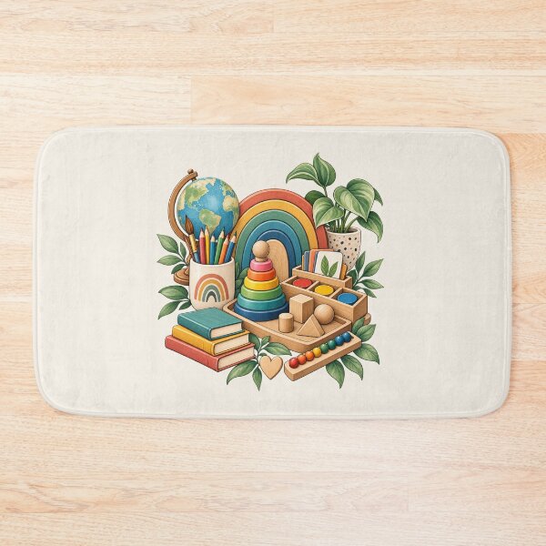 Item preview, Montessori Teacher Gift Back To School Art designed and sold by Corvoria.