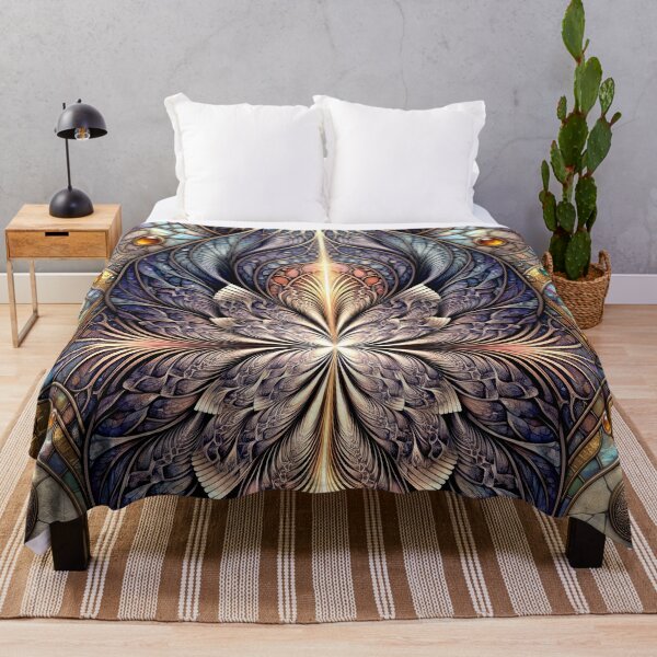 Item preview, Intricate Fractal Abstract with Radiant Starburst designed and sold by Frackxion.