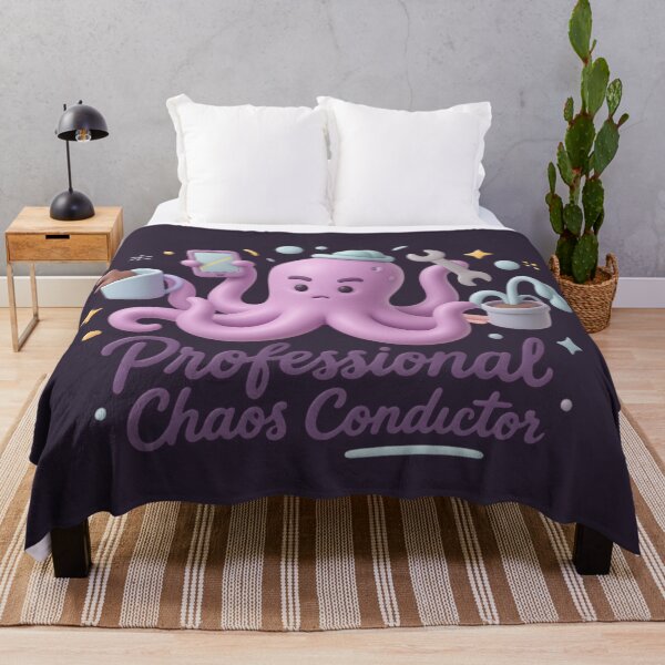 Item preview, Professional Chaos Conductor 3D Clay Octopus Multitasking Funny Work Humor designed and sold by MarCinu Art.