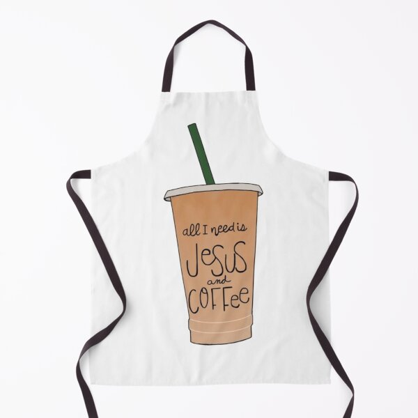 Item preview, All I Need Is Jesus and Coffee – Christian Coffee Aesthetic designed and sold by EatPrayLive.