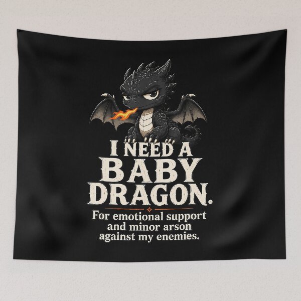 Item preview, Baby Dragon Funny Quote designed and sold by Krwasatoune.