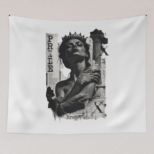 Item preview, Eroded Self Pride Graphic - Edgy Gothic Grunge designed and sold by ERODED SELF.