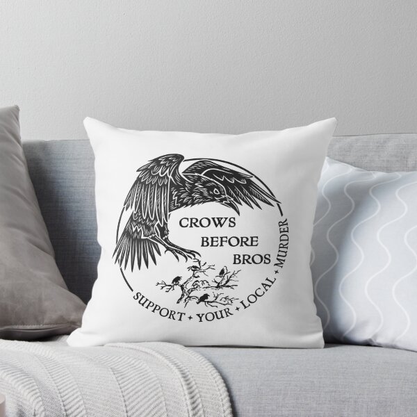 Item preview, Crows Before Bros - Support Your Local Murder - Vintage Crow Art designed and sold by Shopeon Designs.