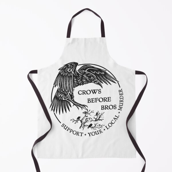 Item preview, Crows Before Bros - Support Your Local Murder - Vintage Crow Art designed and sold by Shopeon Designs.