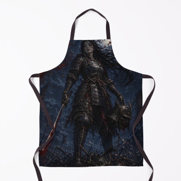 Item preview, Tomoe Gozen Female Samurai Dark Warrior Art designed and sold by MouradStudio.