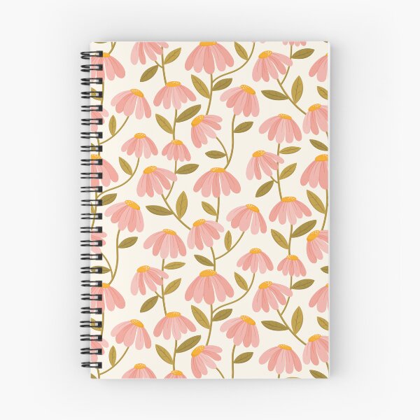 Item preview, Climbing Doodle Daisies in Pink designed and sold by HonestiesPrints.