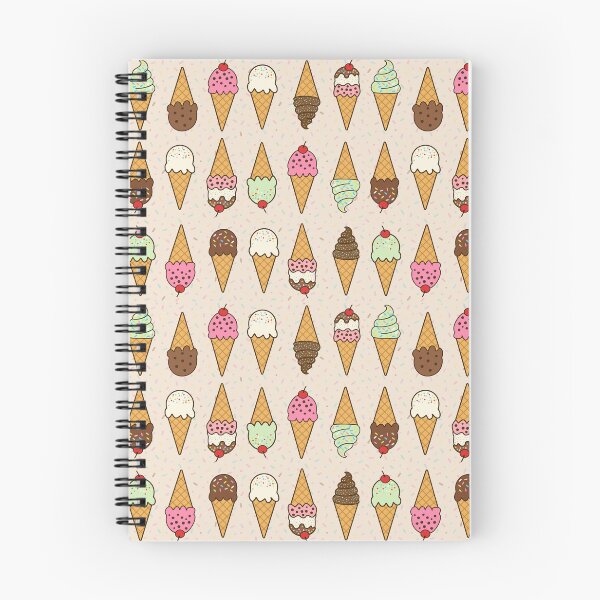Item preview, Rows of ice cream cones with sprinkles on waffle beige background designed and sold by Chantal creates.