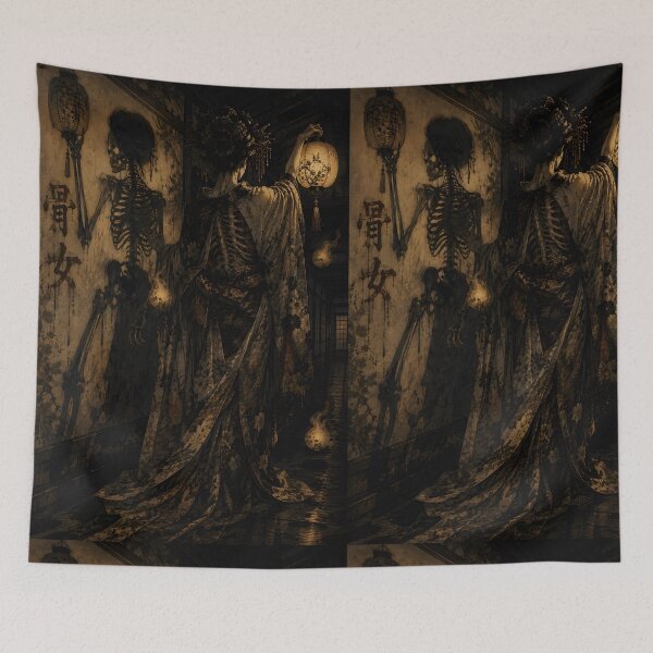 Item preview, Hone Onna Japanese Ghost Lantern Gothic Art designed and sold by MouradStudio.