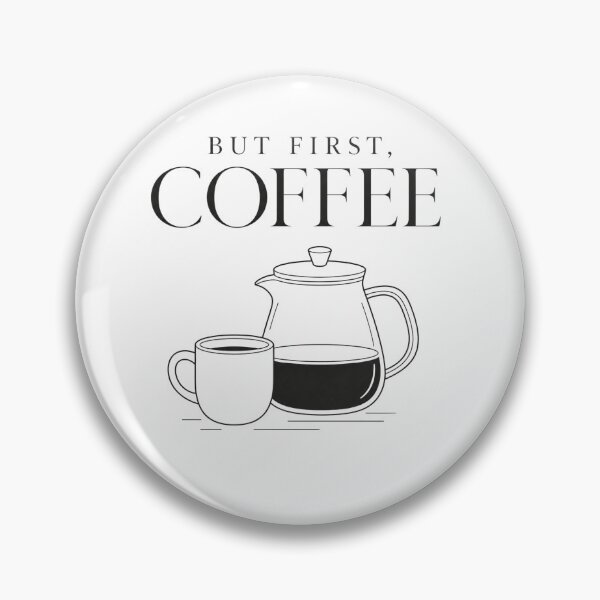 Item preview, But First Coffee – Coffee Lover Quote – Bold Minimalist Typography – Morning Ritual Art designed and sold by bobscraze.