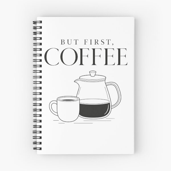 Item preview, But First Coffee – Coffee Lover Quote – Bold Minimalist Typography – Morning Ritual Art designed and sold by bobscraze.