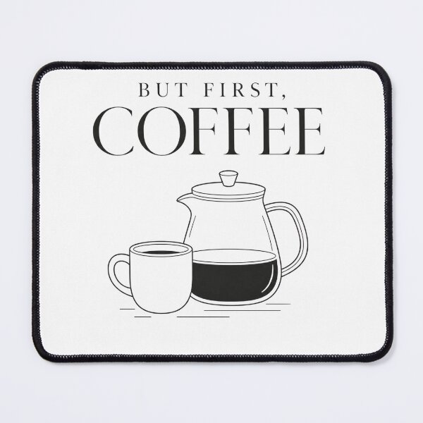 Item preview, But First Coffee – Coffee Lover Quote – Bold Minimalist Typography – Morning Ritual Art designed and sold by bobscraze.
