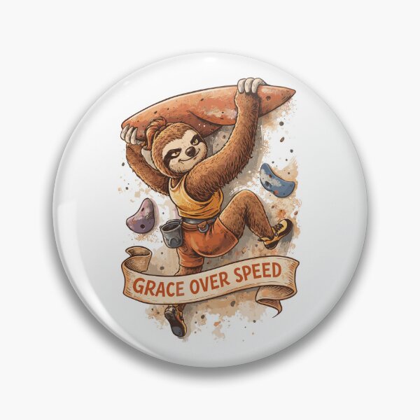 Item preview, Sloth Boulder Shirt – Grace Over Speed designed and sold by Pineapple-Tree.