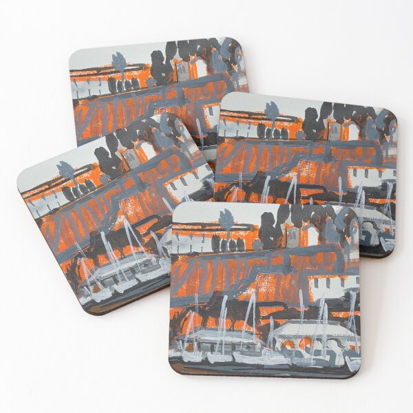 Item preview, Bold Orange harbour designed and sold by TatianaSorokina.