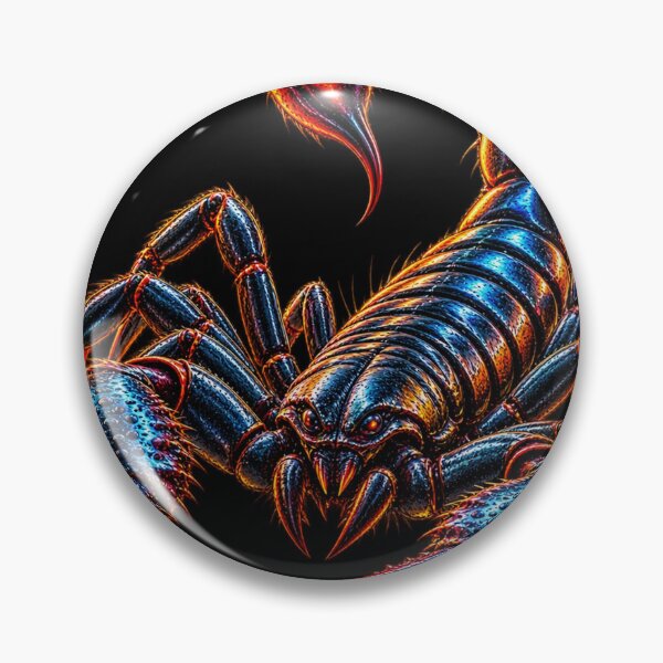 Item preview, Vivid Blue Scorpion Graphic designed and sold by TheNightsCrest.