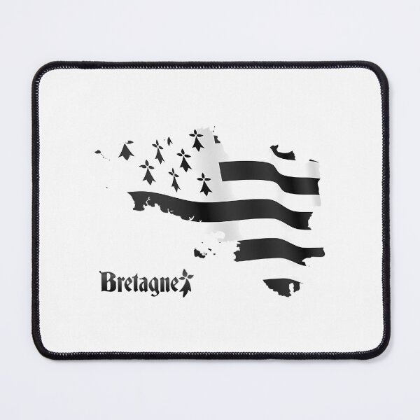 Item preview, Bretagne United Flag Map designed and sold by rianroblewski.