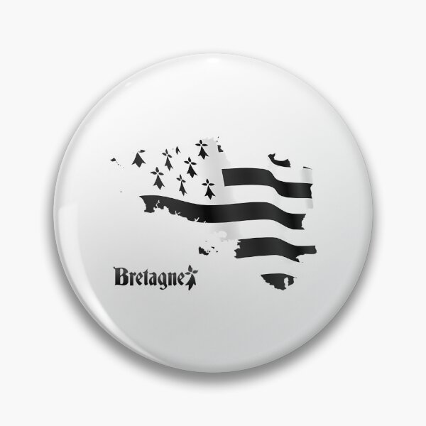 Item preview, Bretagne United Flag Map designed and sold by rianroblewski.