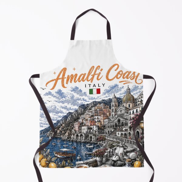 Item preview, Costa Amalfitana, Italia. Arte de viajes vintage. designed and sold by CHC.