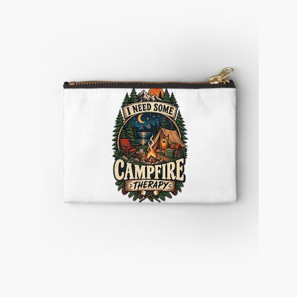Item preview, Campfire Therapy Funny Camping Outdoor designed and sold by Haji  Kamora.
