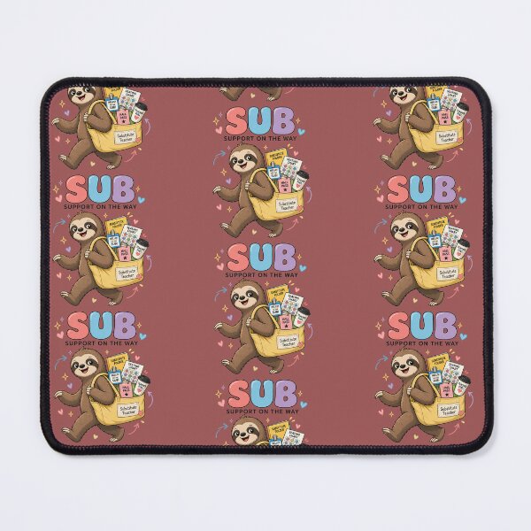 Item preview, Substitute Teacher Sloth Support designed and sold by MOCH- ART.