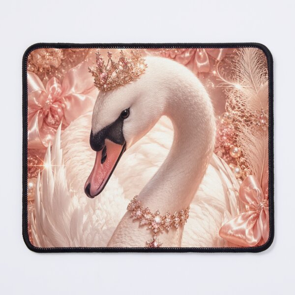 Item preview, Pink Pearl Swan designed and sold by Gold&pixels.