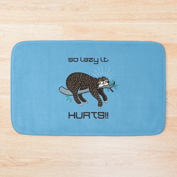 Item preview, So Lazy It Hurts!! (on Blue) designed and sold by PawsitiveMum3.