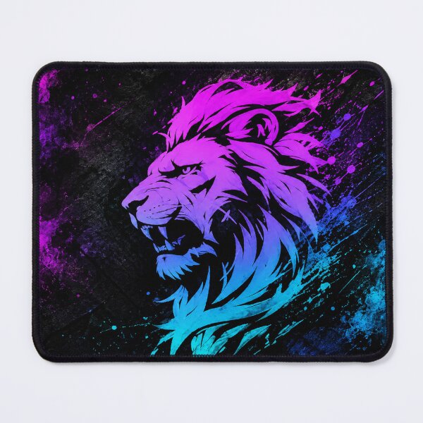 Item preview, Neon Lion: Unleash the Power Within designed and sold by Fei Long Design Hub.