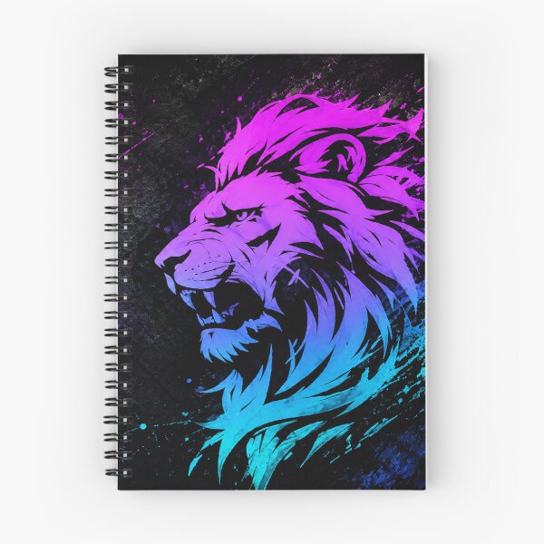 Item preview, Neon Lion: Unleash the Power Within designed and sold by Fei Long Design Hub.