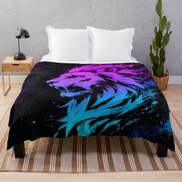 Item preview, Neon Lion: Unleash the Power Within designed and sold by Fei Long Design Hub.