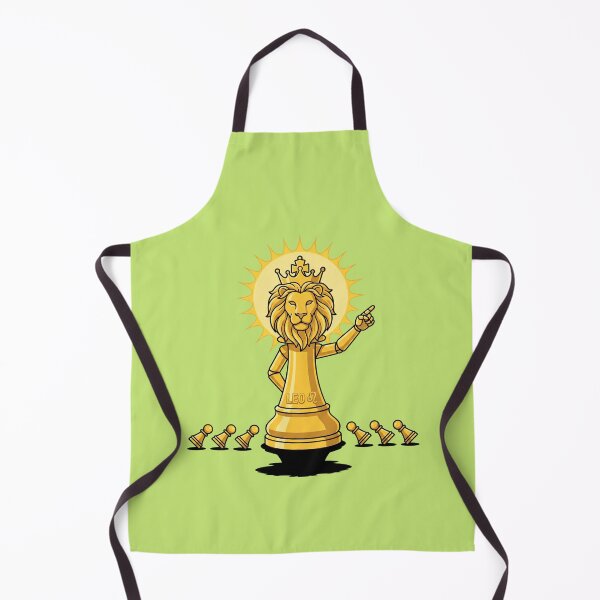 Item preview, Leo Zodiac King Lion Chess Piece with Sun Halo designed and sold by Rare By Hero.