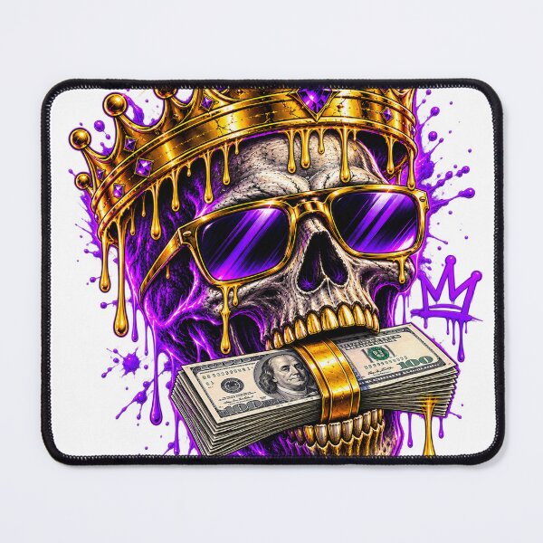 Item preview, Crowned Money Skull Streetwear designed and sold by VYBORA Studio.