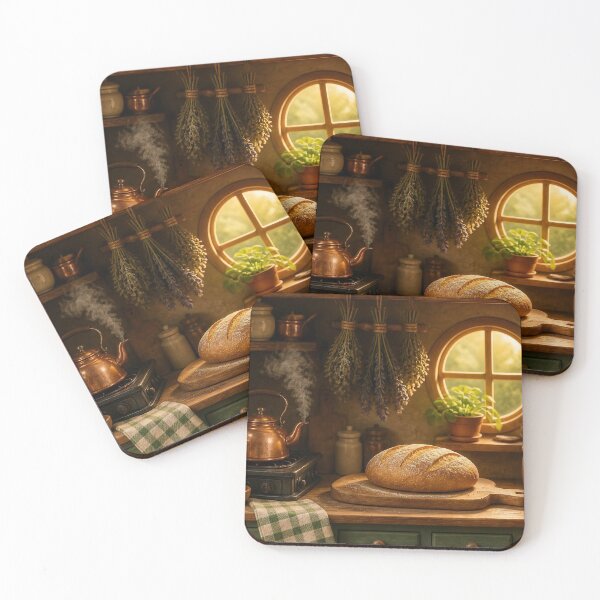 Aperçu de l'œuvre Diorama de cuisine Cozy Bread créée et vendue par EWPrints.