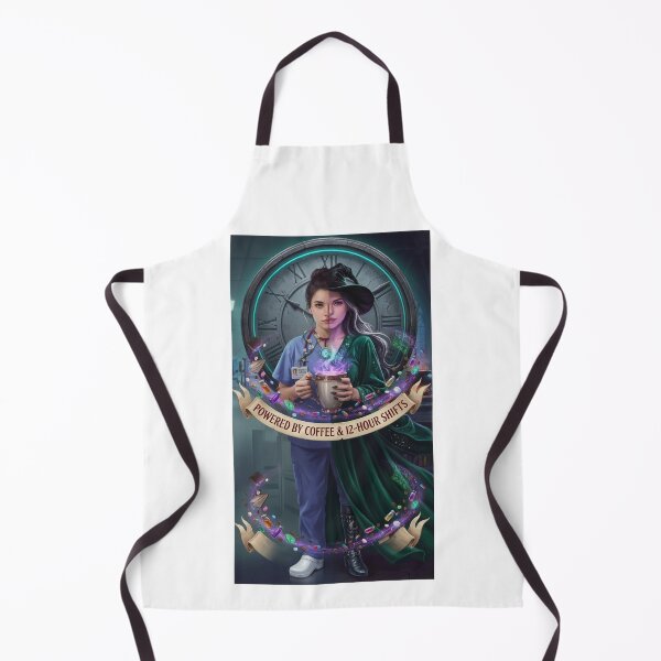 Item preview, Nurse Witch Powered By Coffee 12 Hour Shifts designed and sold by Mido-artister.