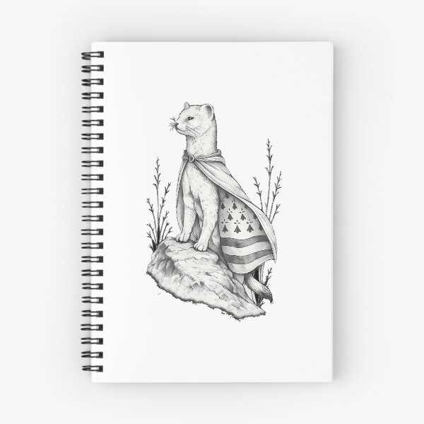 Item preview, Breton Ermine  Guardian Of The Gwenn Ha Du designed and sold by rianroblewski.