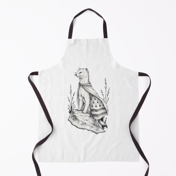 Item preview, Breton Ermine  Guardian Of The Gwenn Ha Du designed and sold by rianroblewski.
