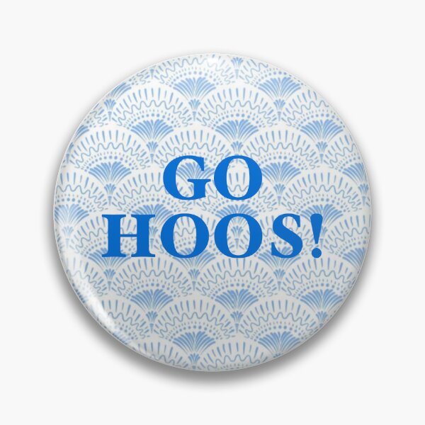 Item preview, “Go Hoos” - Scallop Background designed and sold by izziesdoodless.