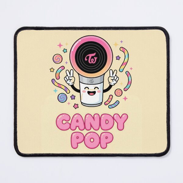 Item preview, Cute Candy Lightstick Kawaii Twice Fan Art designed and sold by kpopbuzzer.