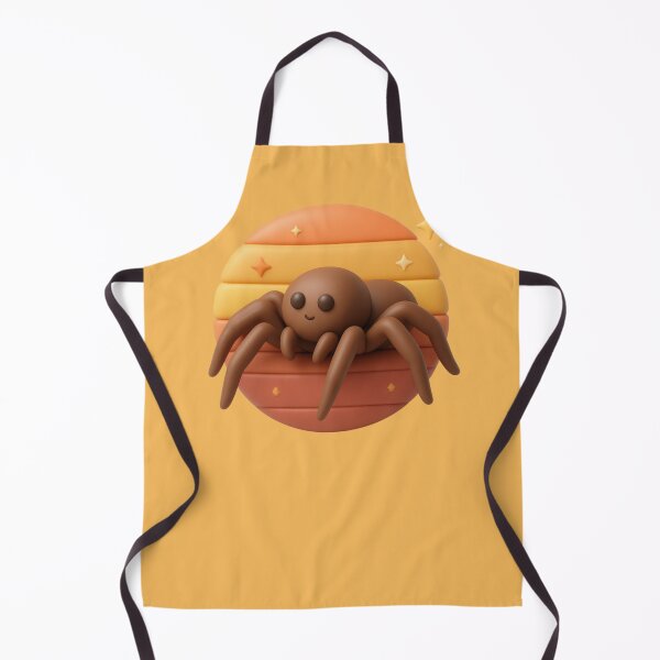 Item preview, Cute 3D Clay Spider Retro Sunset Kawaii Tarantula Bug Lover Art designed and sold by MarCinu Art.
