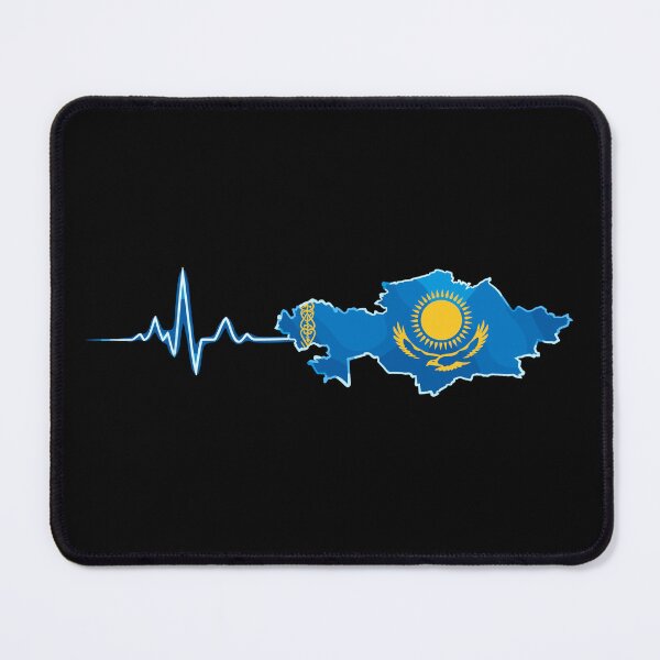 Item preview, Kazakhstan Flag ECG Heartbeat T-Shirt designed and sold by Pineapple-Tree.