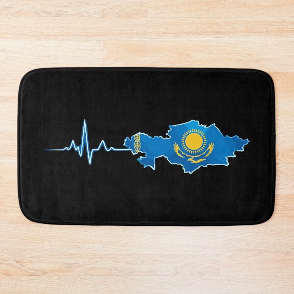 Item preview, Kazakhstan Flag ECG Heartbeat T-Shirt designed and sold by Pineapple-Tree.