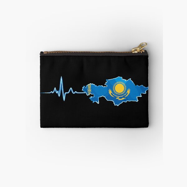 Item preview, Kazakhstan Flag ECG Heartbeat T-Shirt designed and sold by Pineapple-Tree.