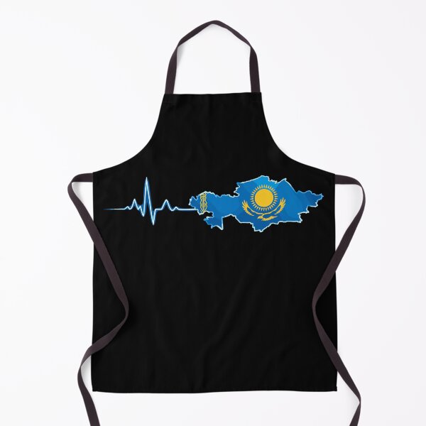 Item preview, Kazakhstan Flag ECG Heartbeat T-Shirt designed and sold by Pineapple-Tree.