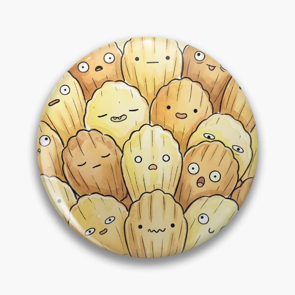 Item preview, Cute Madeleine Pastries Kawaii French Baking designed and sold by DuckOddity.