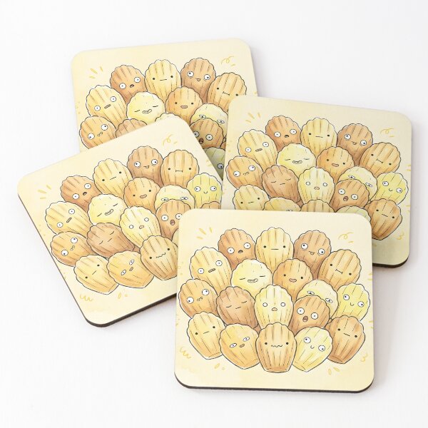 Item preview, Cute Madeleine Pastries Kawaii French Baking designed and sold by DuckOddity.