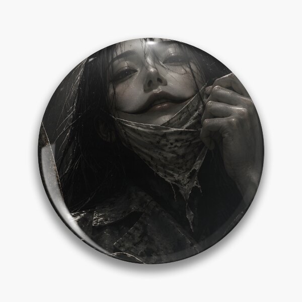 Item preview, Kuchisake Onna Crimson Shears J Horror Art designed and sold by MouradStudio.