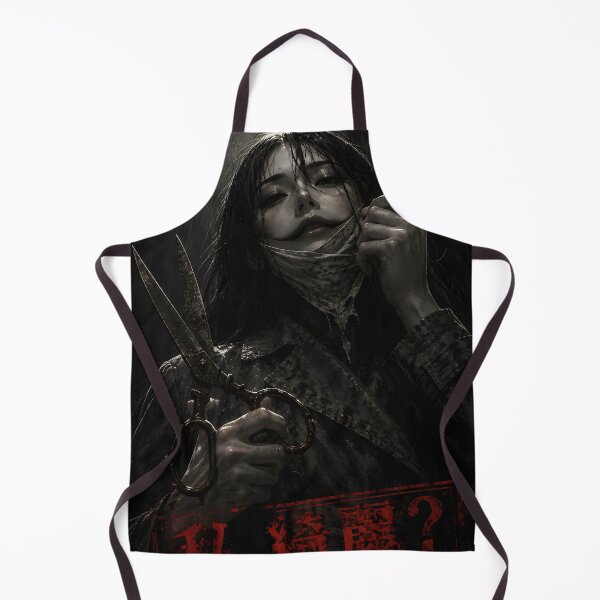 Item preview, Kuchisake Onna Crimson Shears J Horror Art designed and sold by MouradStudio.